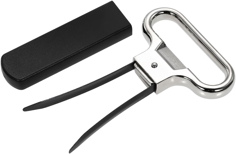 Decdeal Two-Prong Wine Bottle Opener Corkscrew Remover for House Warming Gift