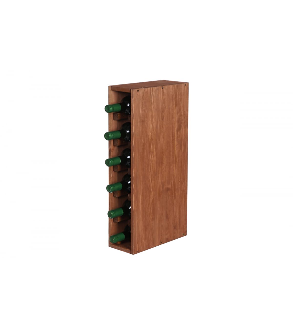 PROREGAL VINCELLAR MOD Modular Wine Rack H x W x D 60 x 60 x 30 cm Extension Module for 30 Bottles with Extendable Levels Solid Pine Wood Natural Wine Holder Wine Stand Bottle Rack Wooden Shelf