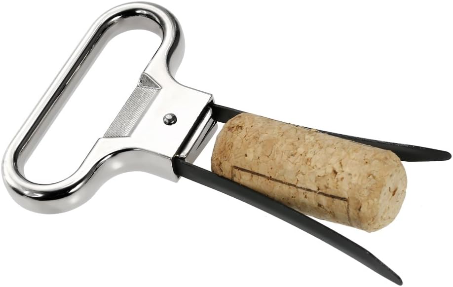 Decdeal Two-Prong Wine Bottle Opener Corkscrew Remover for House Warming Gift